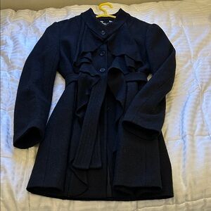 Elegant dark grey wool Coat